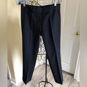 Elevenses by Anthropologie Black Trousers/Slacks Size 6 Cotton Blend w/stretch